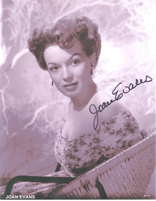 Joan Evans autograph