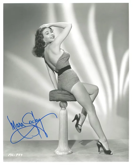Mara Corday autograph