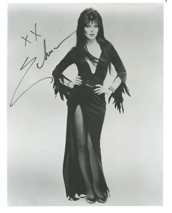 Elvira autograph