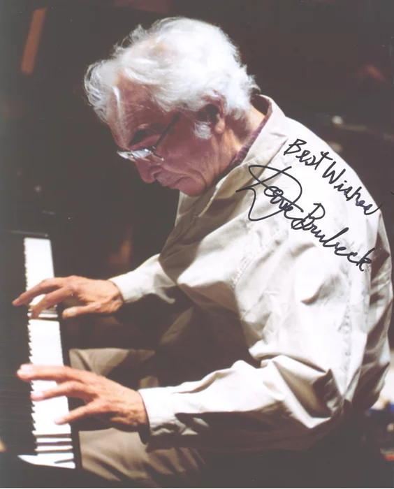 Dave Brubeck autograph