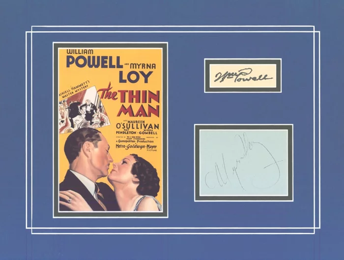 The Thin Man autograph