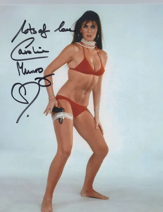 Caroline Munro autograph