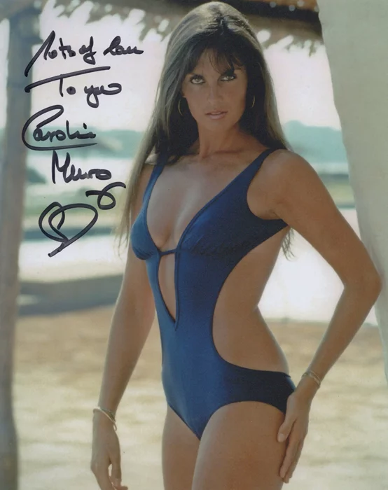 Caroline Munro autograph
