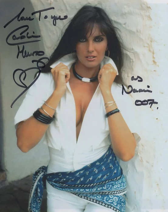 Caroline Munro autograph
