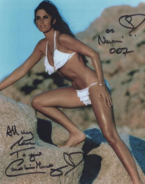 Caroline Munro autograph