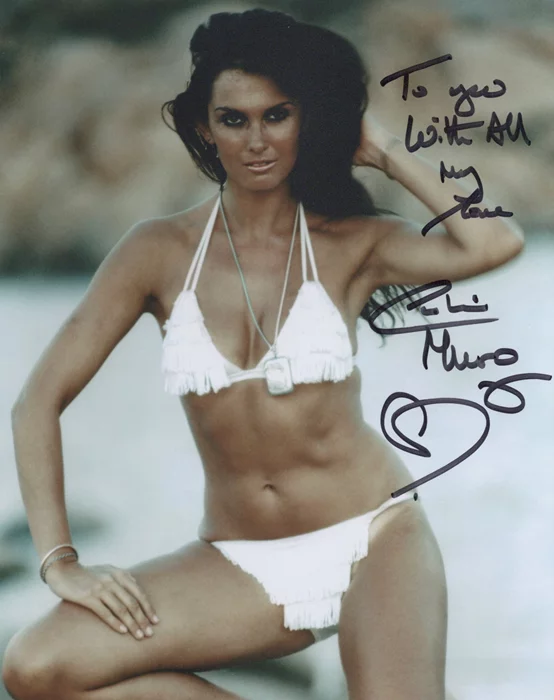 Caroline Munro autograph