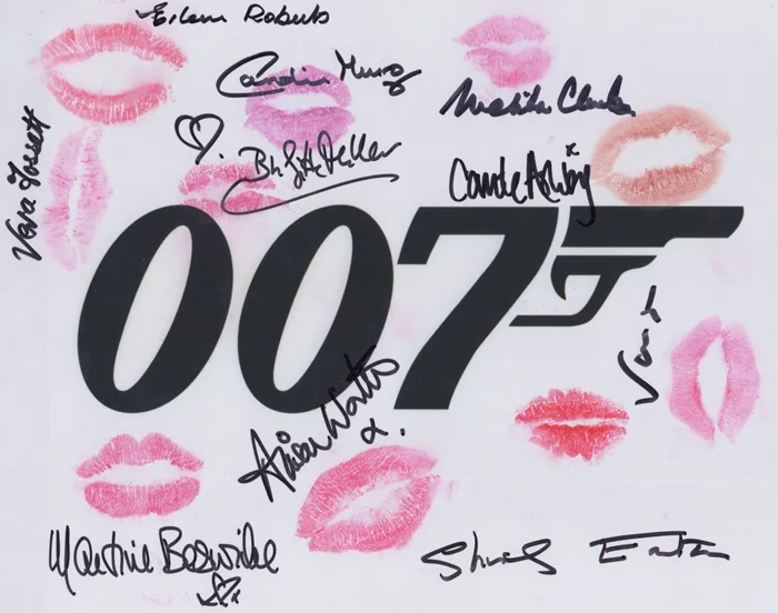 James Bond Girls autograph