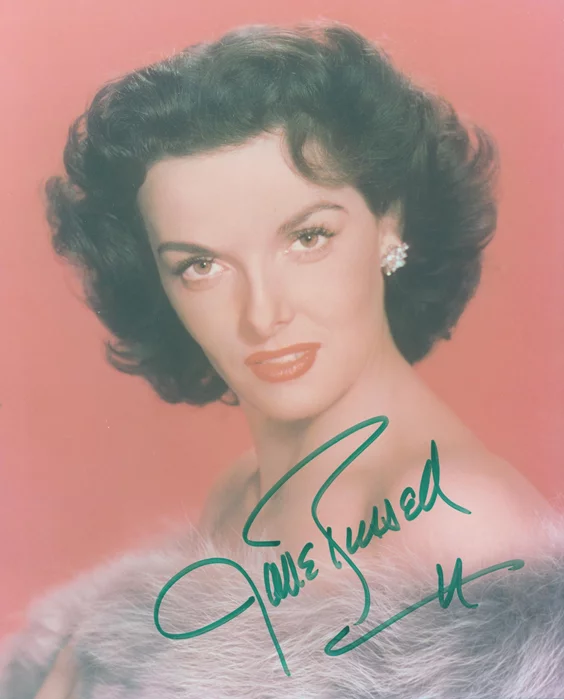 Jane Russell autograph