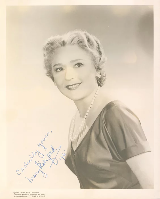 Mary Pickford autograph