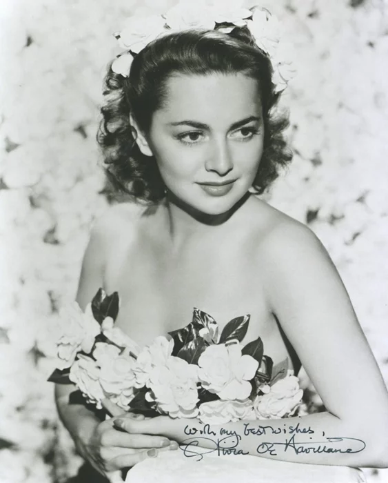 Olivia de Havilland autograph