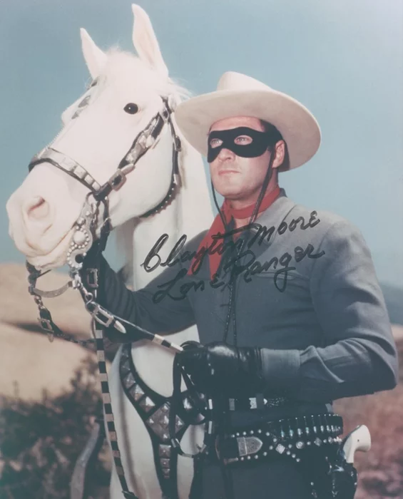 Clayton Moore autograph