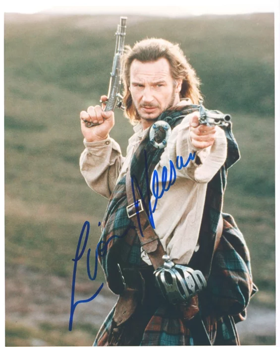 Liam Neeson autograph