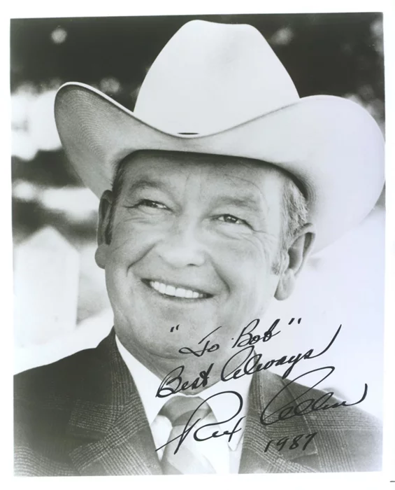 Rex Allen autograph