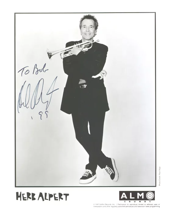 Herb Alpert autograph