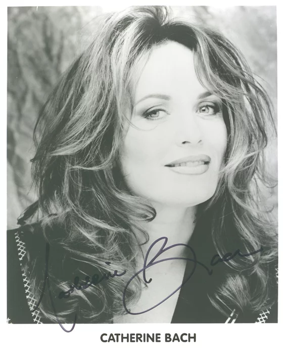 Catherine Bach autograph