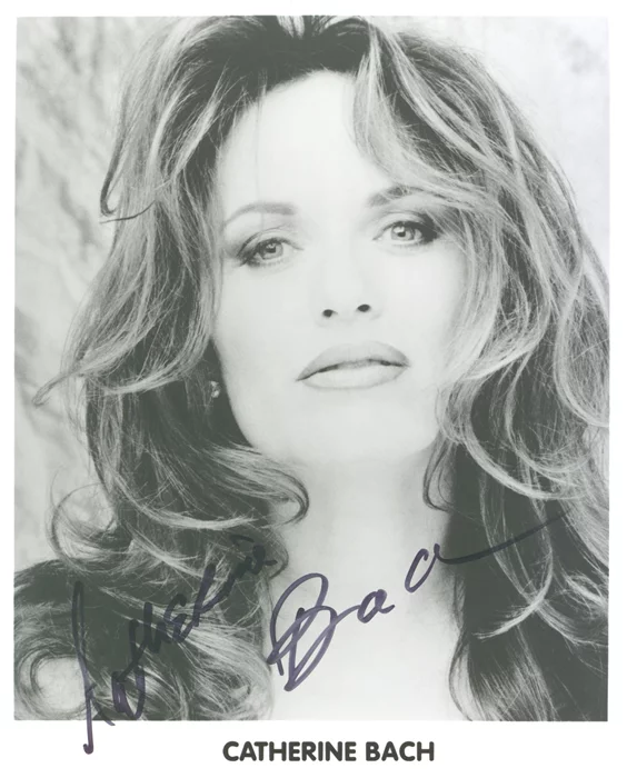 Catherine Bach autograph