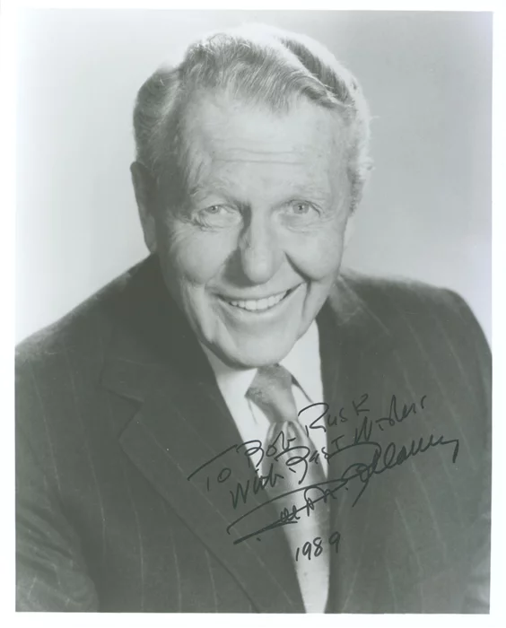 Ralph Bellamy autograph