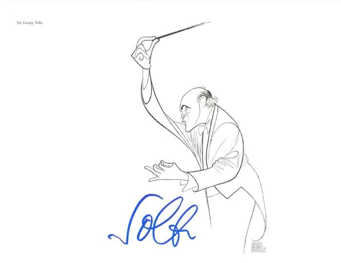 Georg Solti autograph