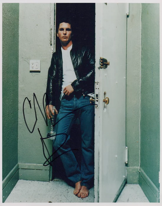 Christian Bale autograph