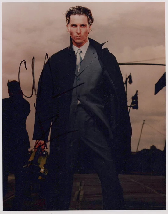 Christian Bale autograph