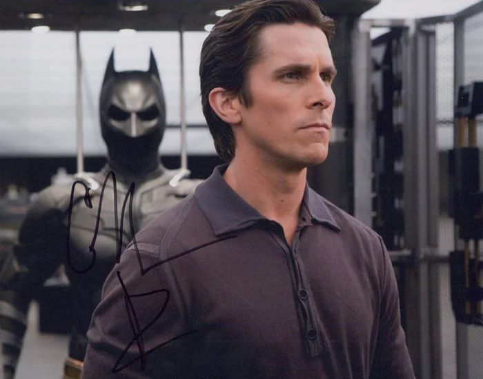 Christian Bale autograph