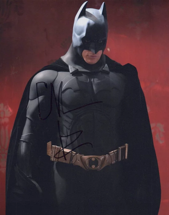 Christian Bale autograph