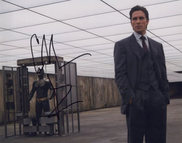 Christian Bale autograph