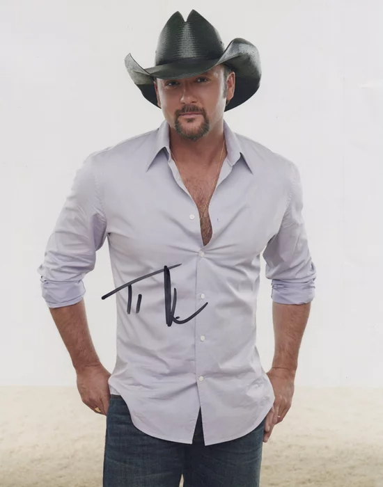 Tim McGraw autograph