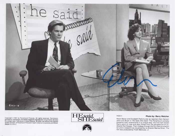 Elizabeth Perkins autograph