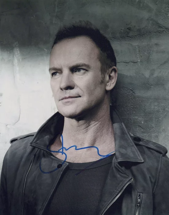 Sting autograph