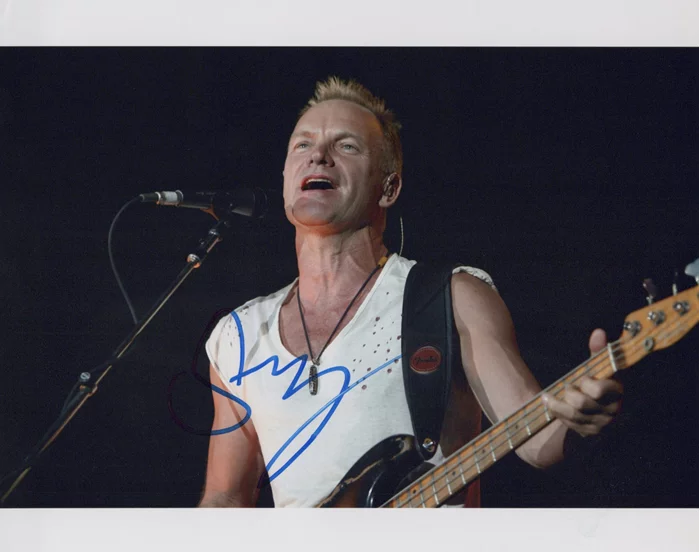 Sting autograph