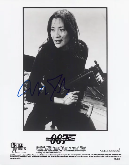 Michelle Yeoh autograph