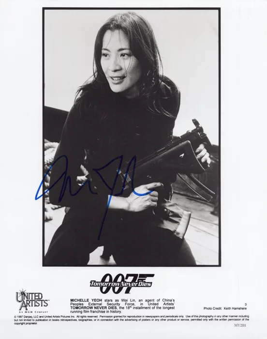 Michelle Yeoh autograph