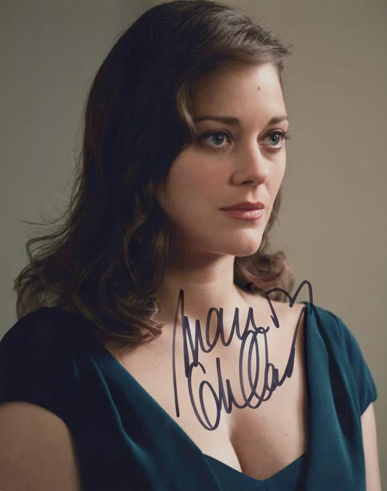 Marion Cotillard autograph