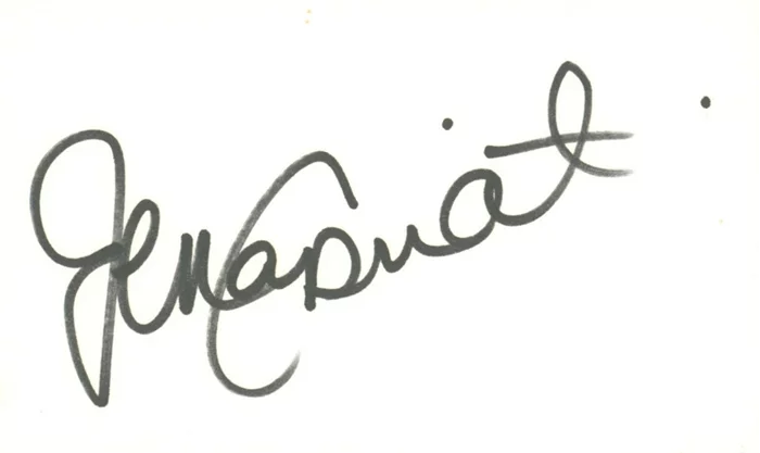 Jennifer Capriati autograph