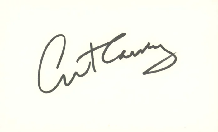 Art Carney autograph