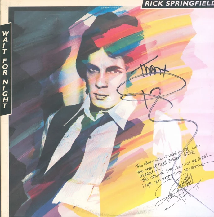 Rick Springfield autograph