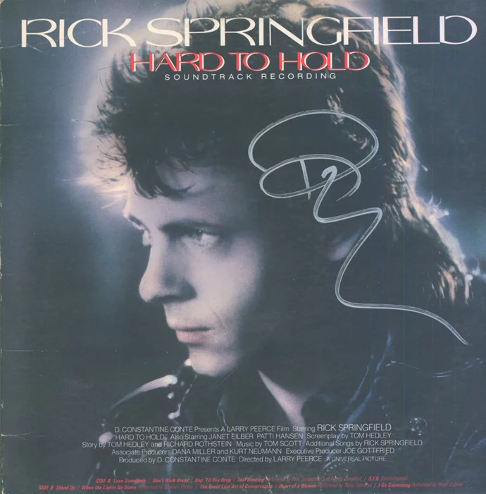 Rick Springfield autograph