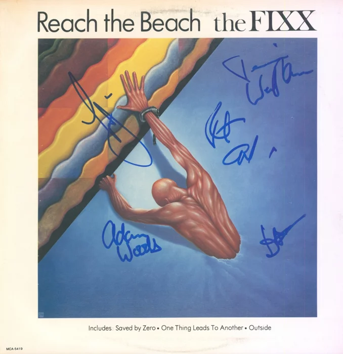 The Fixx autograph