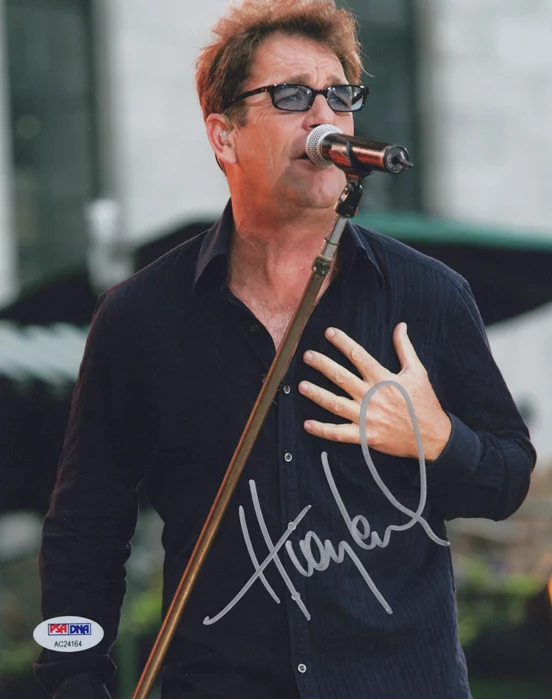 Huey Lewis autograph
