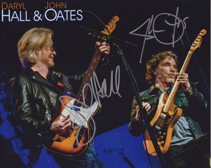 Hall & Oates autograph