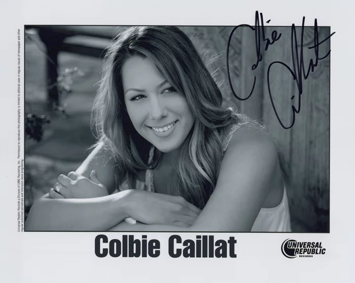 Colbie Caillat autograph