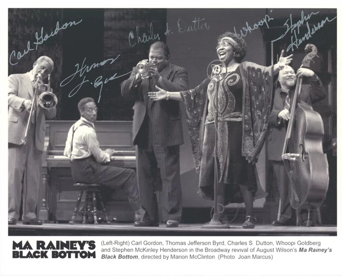 Ma Rainey's Black Bottom autograph