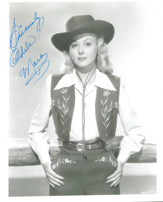 Adele Mara autograph