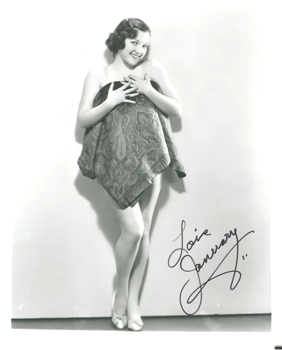 Lois January autograph