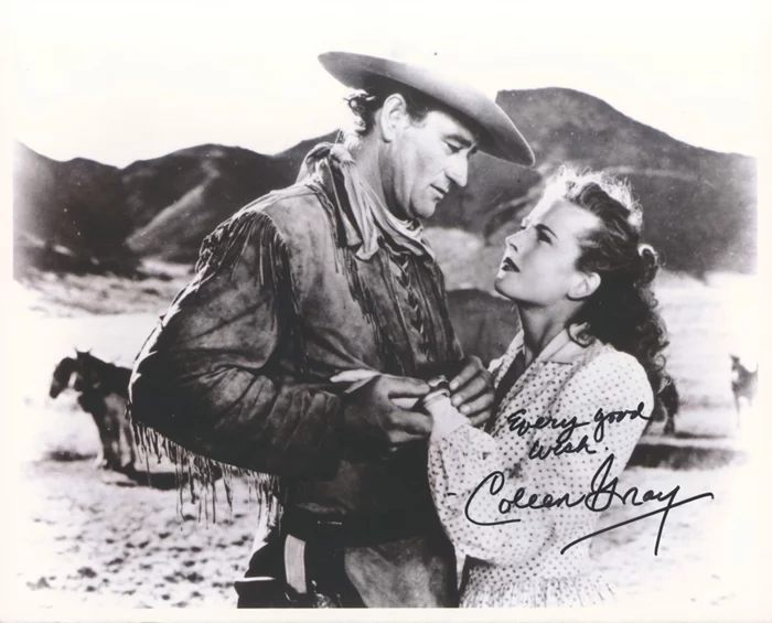 Coleen Gray autograph