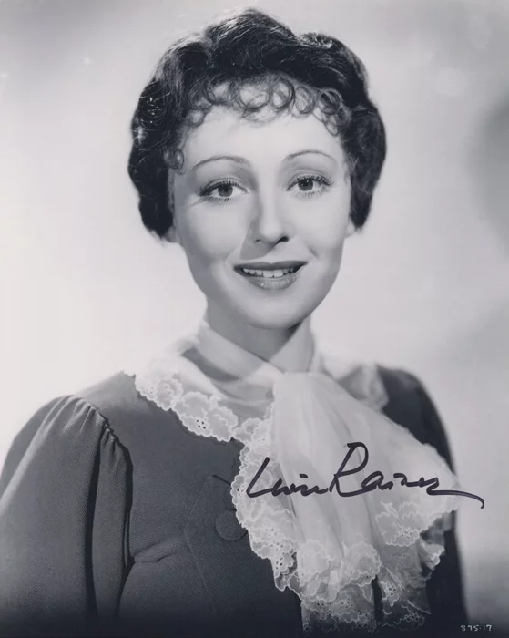 Luise Rainer autograph