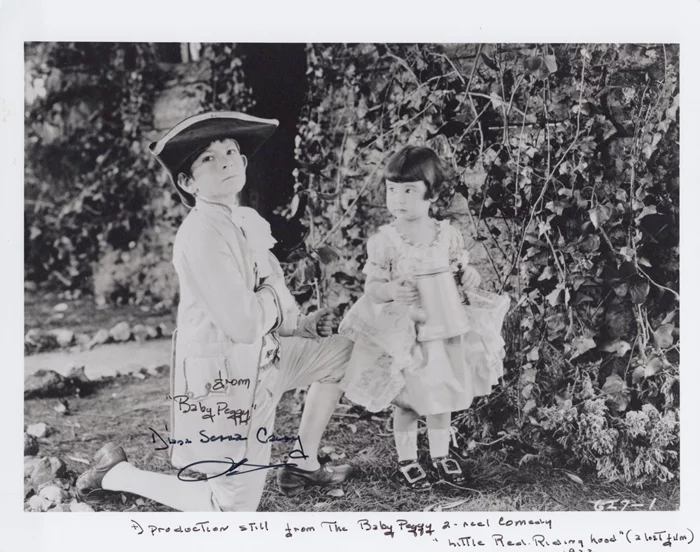 Baby Peggy autograph