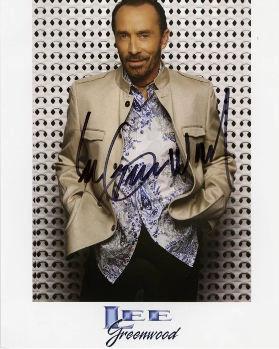 Lee Greenwood autograph