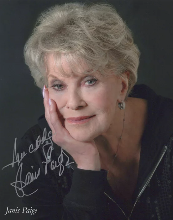 Janis Paige autograph